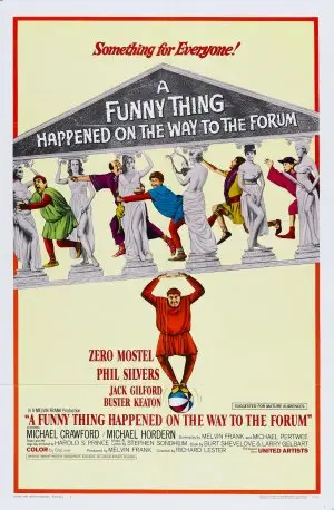 A Funny Thing Happened on the Way to the Forum (1966) Men's Colored T-Shirt - idPoster.com