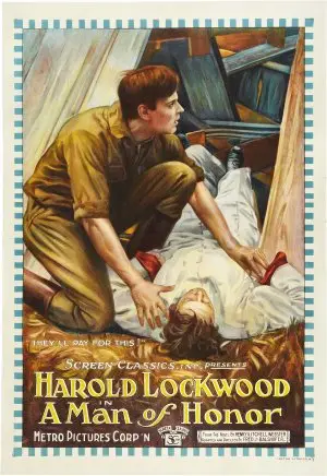 A Man of Honor (1919) White T-Shirt - idPoster.com