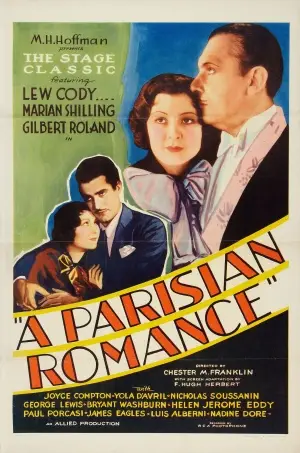 A Parisian Romance (1932) Women's Colored  Long Sleeve T-Shirt - idPoster.com
