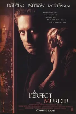 A Perfect Murder (1998) White Tank-Top - idPoster.com