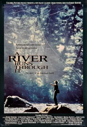 A River Runs Through It (1992) Men's Colored  Long Sleeve T-Shirt - idPoster.com