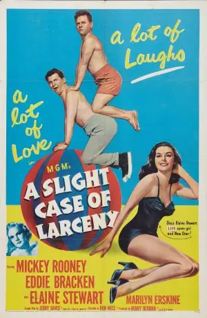 A Slight Case of Larceny (1953) Women's Colored T-Shirt - idPoster.com