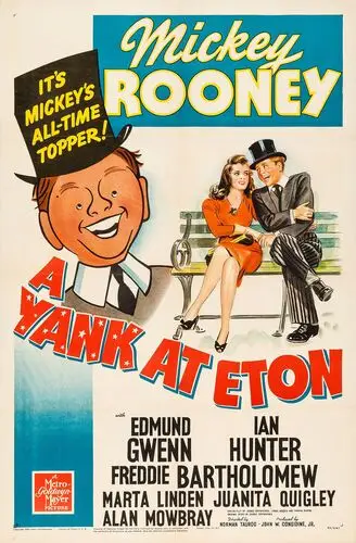 A Yank at Eton (1942) Men's Colored  Long Sleeve T-Shirt - idPoster.com