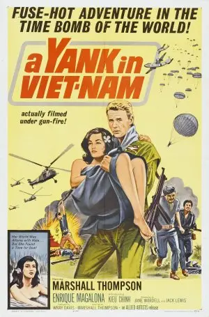 A Yank in Viet-Nam (1964) Women's Colored  Long Sleeve T-Shirt - idPoster.com