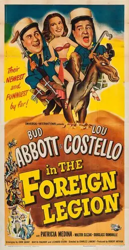 Abbott and Costello in the Foreign Legion (1950) Women's Colored Tank-Top - idPoster.com