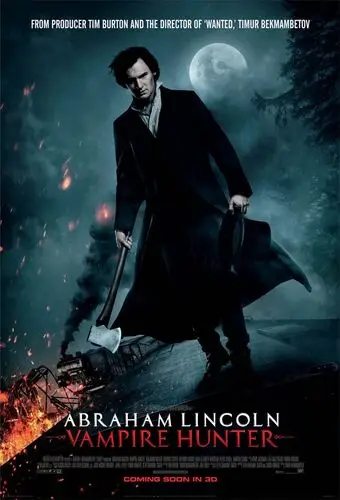 Abraham Lincoln Vampire Hunter (2012) White T-Shirt - idPoster.com