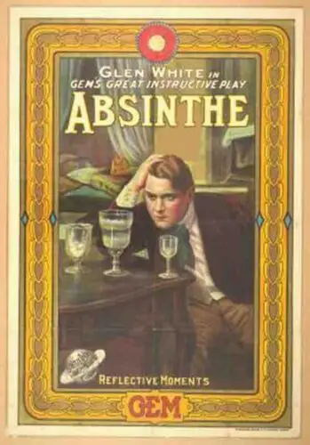 Absinthe 1913 Men's Colored T-Shirt - idPoster.com
