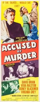 Accused of Murder (1956) White T-Shirt - idPoster.com