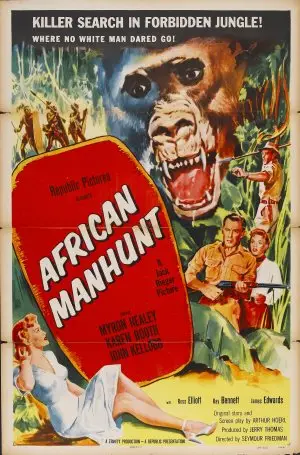 African Manhunt (1955) White T-Shirt - idPoster.com
