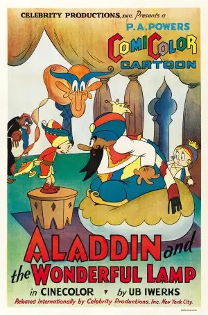 Aladdin and the Wonderful Lamp (1934) Men's Colored Hoodie - idPoster.com
