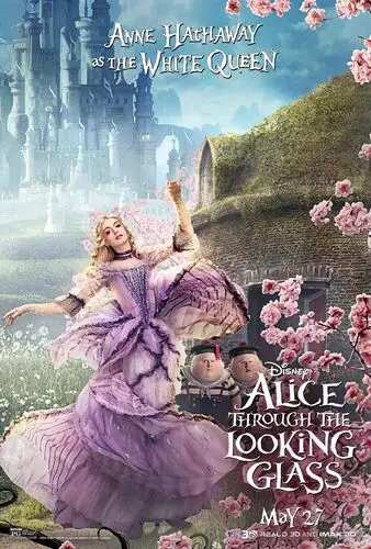 Alice Through the Looking Glass (2016) White T-Shirt - idPoster.com