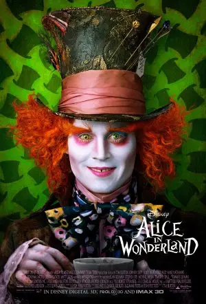 Alice in Wonderland (2010) Women's Colored Tank-Top - idPoster.com