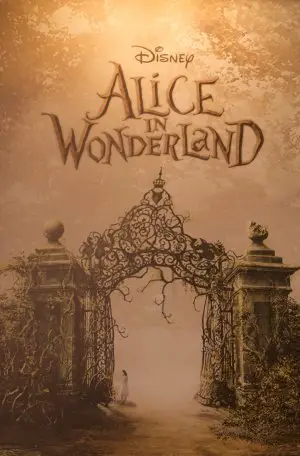 Alice in Wonderland (2010) White T-Shirt - idPoster.com
