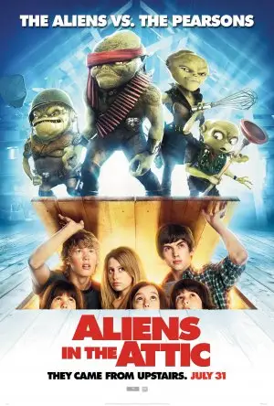 Aliens in the Attic (2009) Men's Colored Hoodie - idPoster.com