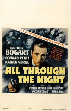All Through the Night (1942) White T-Shirt - idPoster.com