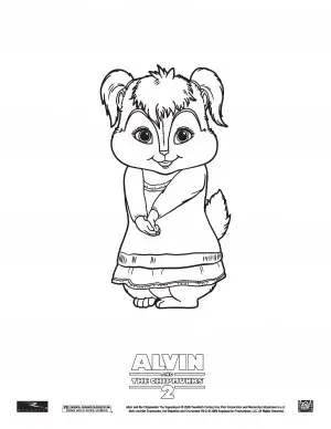 Alvin and the Chipmunks: The Squeakquel (2009) Women's Colored Tank-Top - idPoster.com