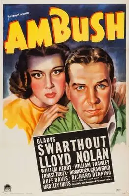Ambush (1939) White T-Shirt - idPoster.com