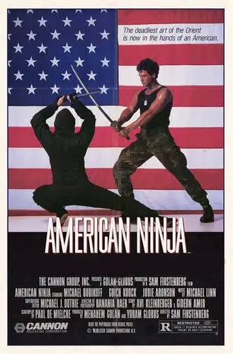 American Ninja (1985) Men's Colored T-Shirt - idPoster.com