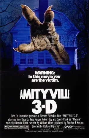 Amityville 3-D (1983) White T-Shirt - idPoster.com