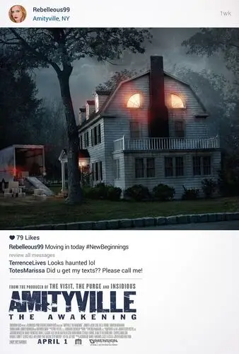 Amityville The Awakening (2016) Men's Colored Hoodie - idPoster.com