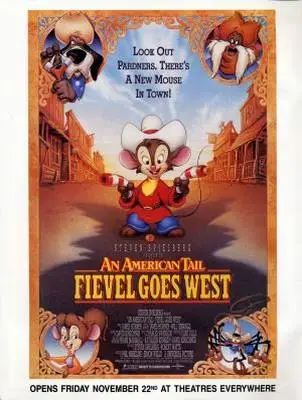 An American Tail: Fievel Goes West (1991) Women's Colored T-Shirt - idPoster.com