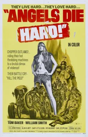 Angels Die Hard (1970) Men's Colored  Long Sleeve T-Shirt - idPoster.com