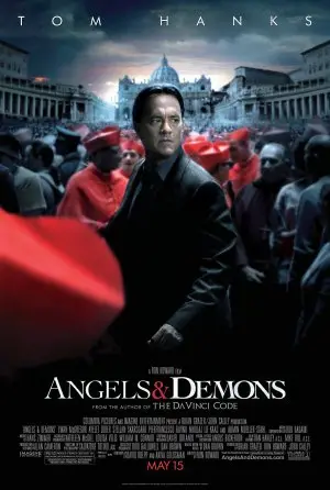 Angels n Demons (2009) Drawstring Backpack - idPoster.com