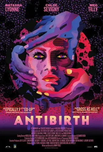 Antibirth (2016) Women's Colored  Long Sleeve T-Shirt - idPoster.com
