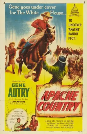 Apache Country (1952) White T-Shirt - idPoster.com