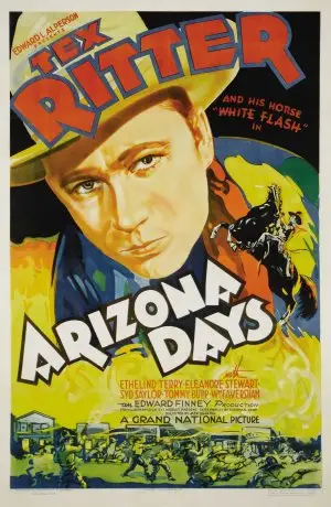 Arizona Days (1937) Men's Colored  Long Sleeve T-Shirt - idPoster.com