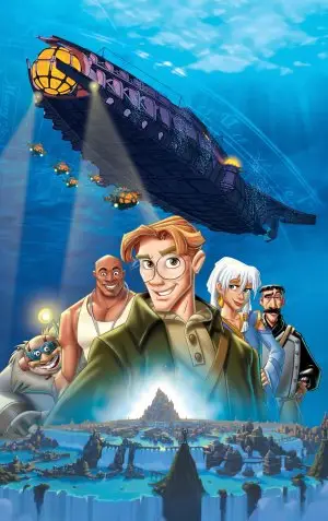 Atlantis: The Lost Empire (2001) White T-Shirt - idPoster.com