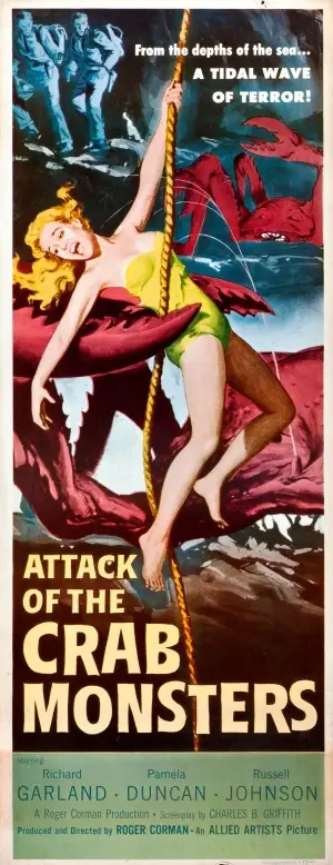 Attack of the Crab Monsters (1957) White T-Shirt - idPoster.com