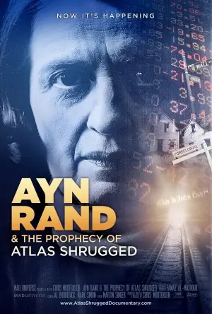 Ayn Rand n the Prophecy of Atlas Shrugged (2011) Kitchen Apron - idPoster.com