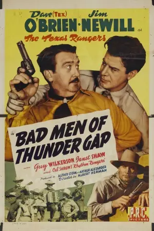Bad Men of Thunder Gap (1943) Women's Colored T-Shirt - idPoster.com