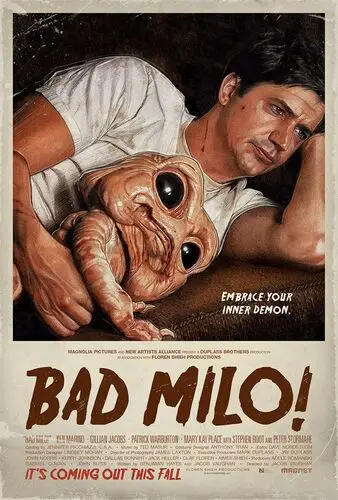 Bad Milo! (2013) White T-Shirt - idPoster.com