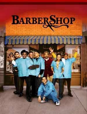 Barbershop (2002) Men's Colored  Long Sleeve T-Shirt - idPoster.com