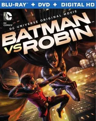 Batman vs. Robin (2015) Men's Colored T-Shirt - idPoster.com
