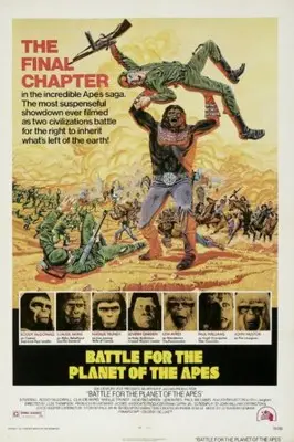 Battle for the Planet of the Apes (1973) White Tank-Top - idPoster.com