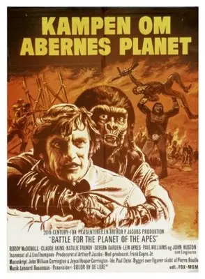 Battle for the Planet of the Apes (1973) Men's Colored  Long Sleeve T-Shirt - idPoster.com