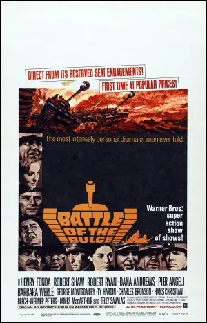 Battle of the Bulge (1965) Men's Colored  Long Sleeve T-Shirt - idPoster.com