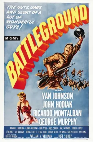 Battleground (1949) Men's Colored  Long Sleeve T-Shirt - idPoster.com