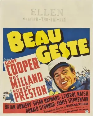 Beau Geste (1939) Men's Colored  Long Sleeve T-Shirt - idPoster.com