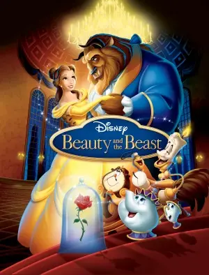 Beauty And The Beast (1991) White Tank-Top - idPoster.com