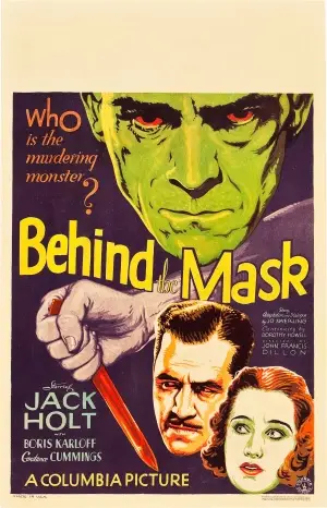 Behind the Mask (1932) White T-Shirt - idPoster.com