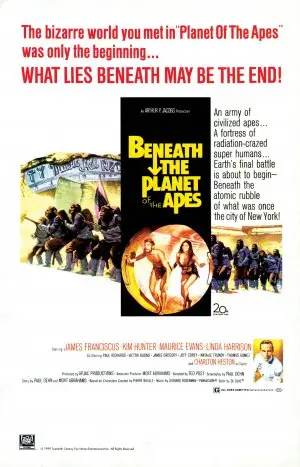 Beneath the Planet of the Apes (1970) Men's Colored Hoodie - idPoster.com