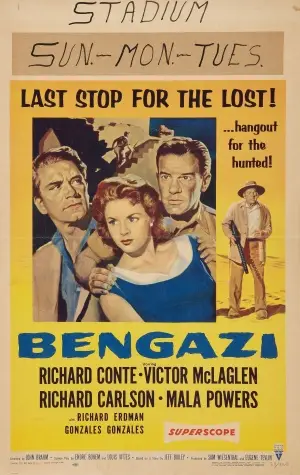 Bengazi (1955) Men's Colored Hoodie - idPoster.com