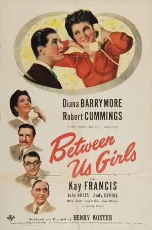 Between Us Girls (1942) White T-Shirt - idPoster.com