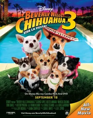 Beverly Hills Chihuahua 3: Viva La Fiesta! (2012) White T-Shirt - idPoster.com