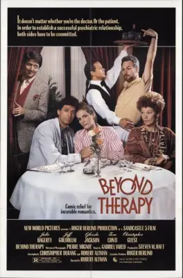Beyond Therapy (1987) White Tank-Top - idPoster.com