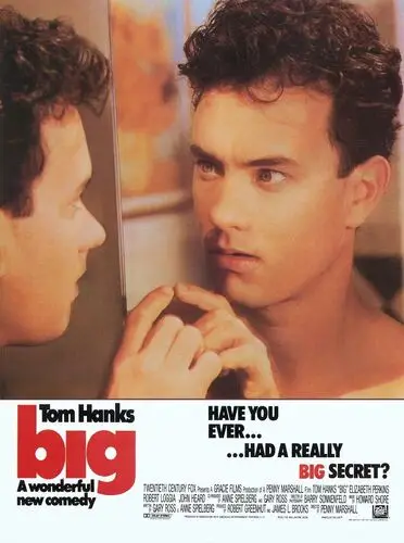 Big (1988) Men's Colored  Long Sleeve T-Shirt - idPoster.com